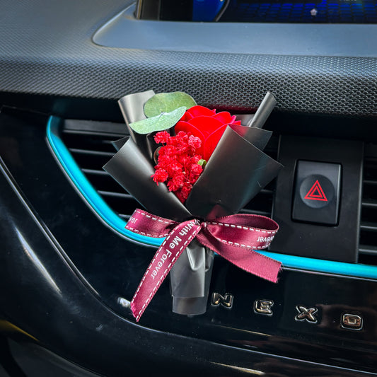 Car Mini Bouquet- Black