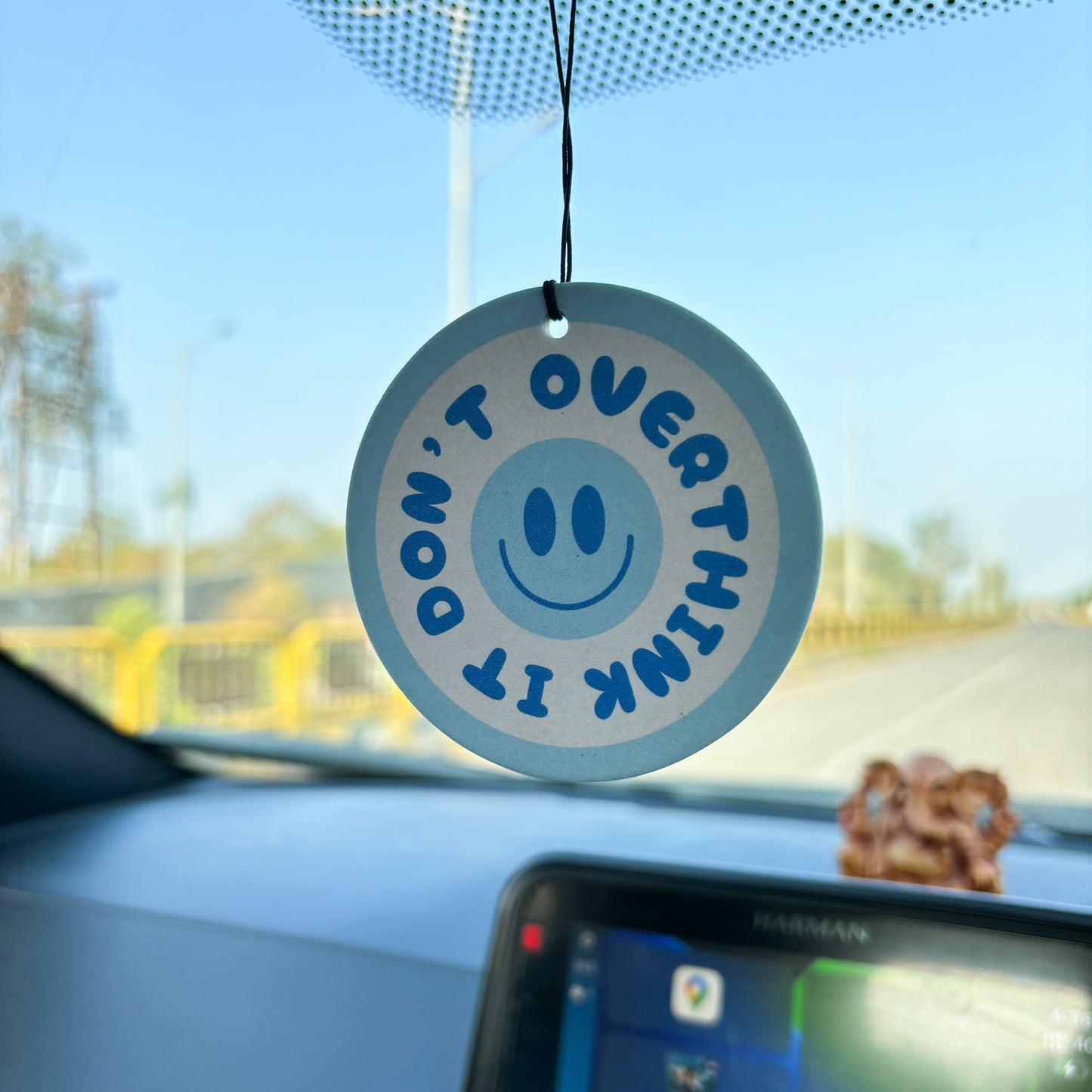 “Don’t Overthink It”- Paper Car Airfreshner