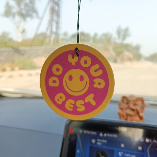 “Do Your Best”- Paper Car Airfreshner